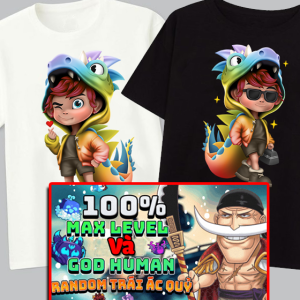 Áo T Gaming Và Tặng Kèm Theo 1 “Acc Blox Fruits Max Level GodHuman”